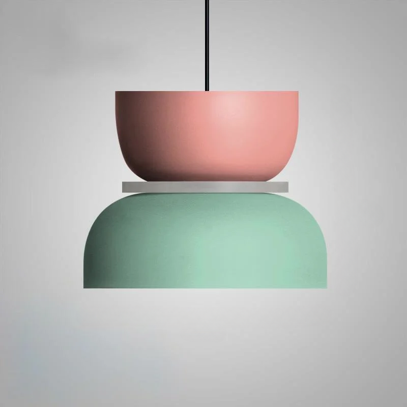 Nordic Macaron Pendant Light - Colorful Kitchen Hanging Lights