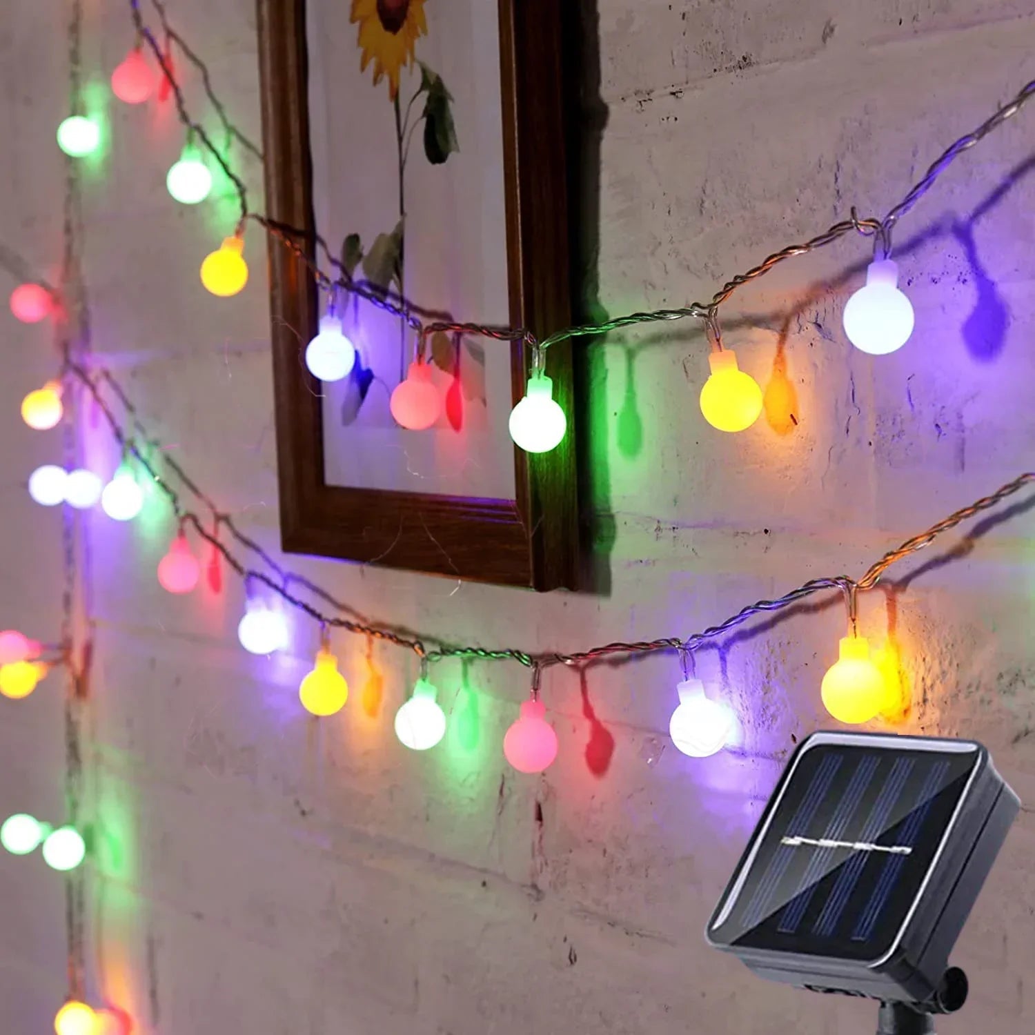 Solar-Powered LED String Lights for Outdoor Events