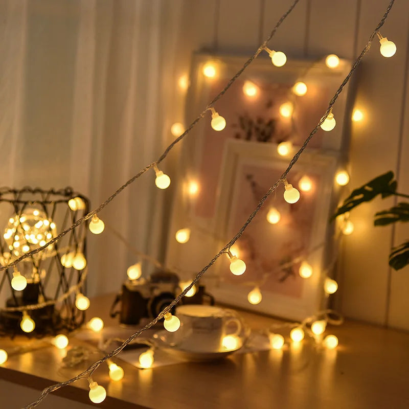 Solar-Powered LED String Lights for Outdoor Events