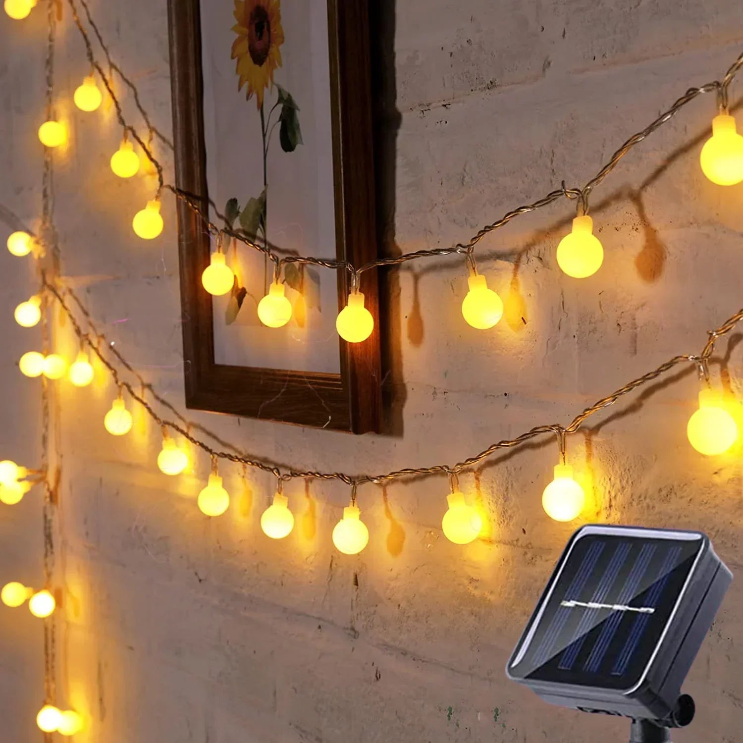 Solar-Powered LED String Lights for Outdoor Events