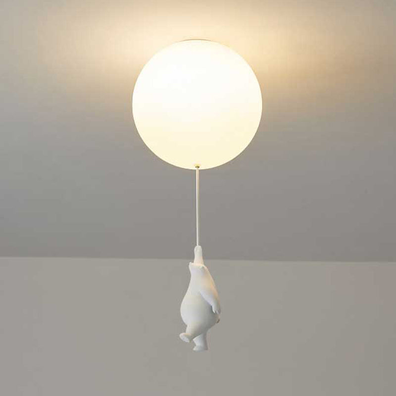 Unique Bear Balloon Pendant Light